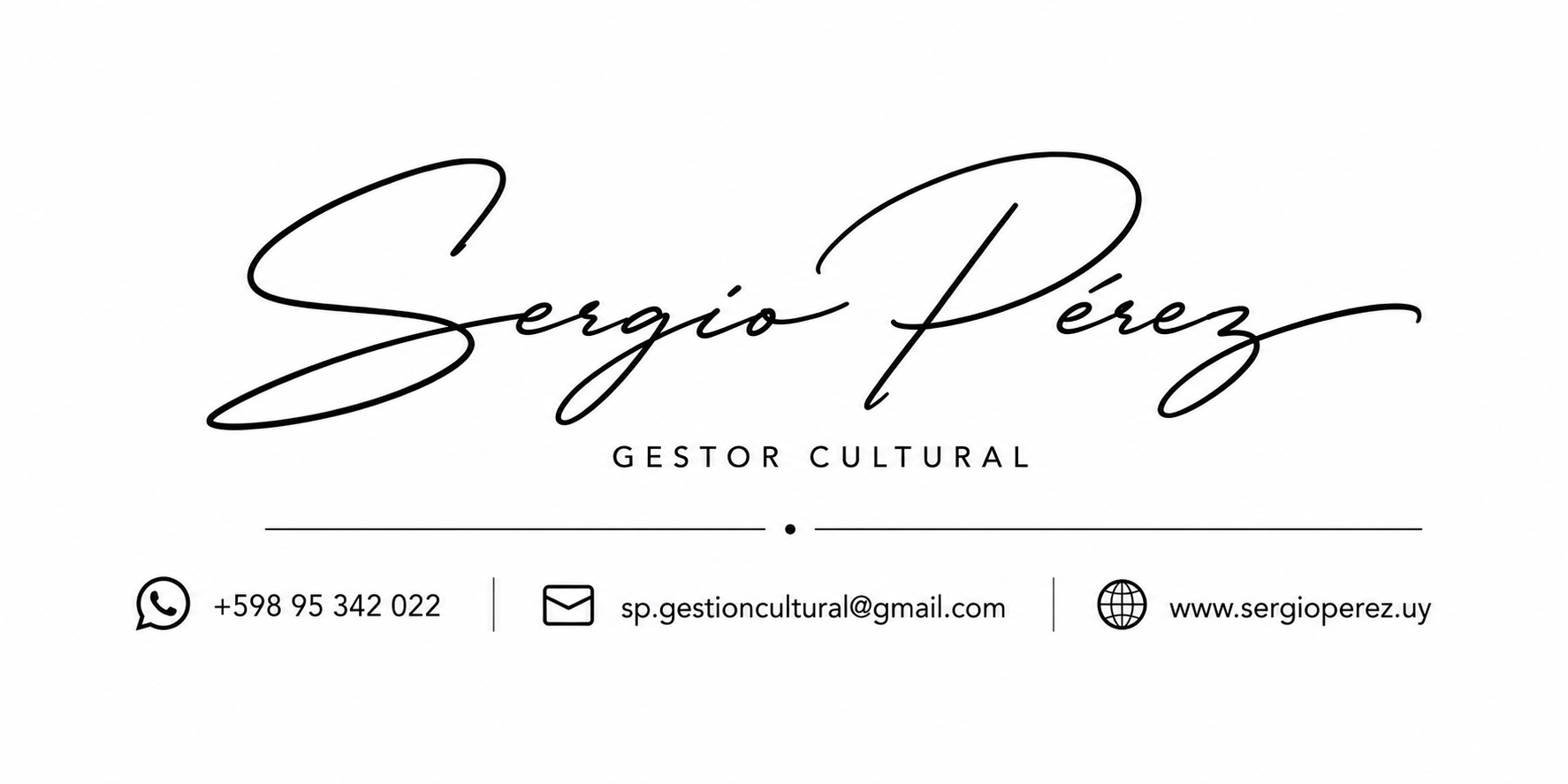 Sergio Pérez Gestor Cultural