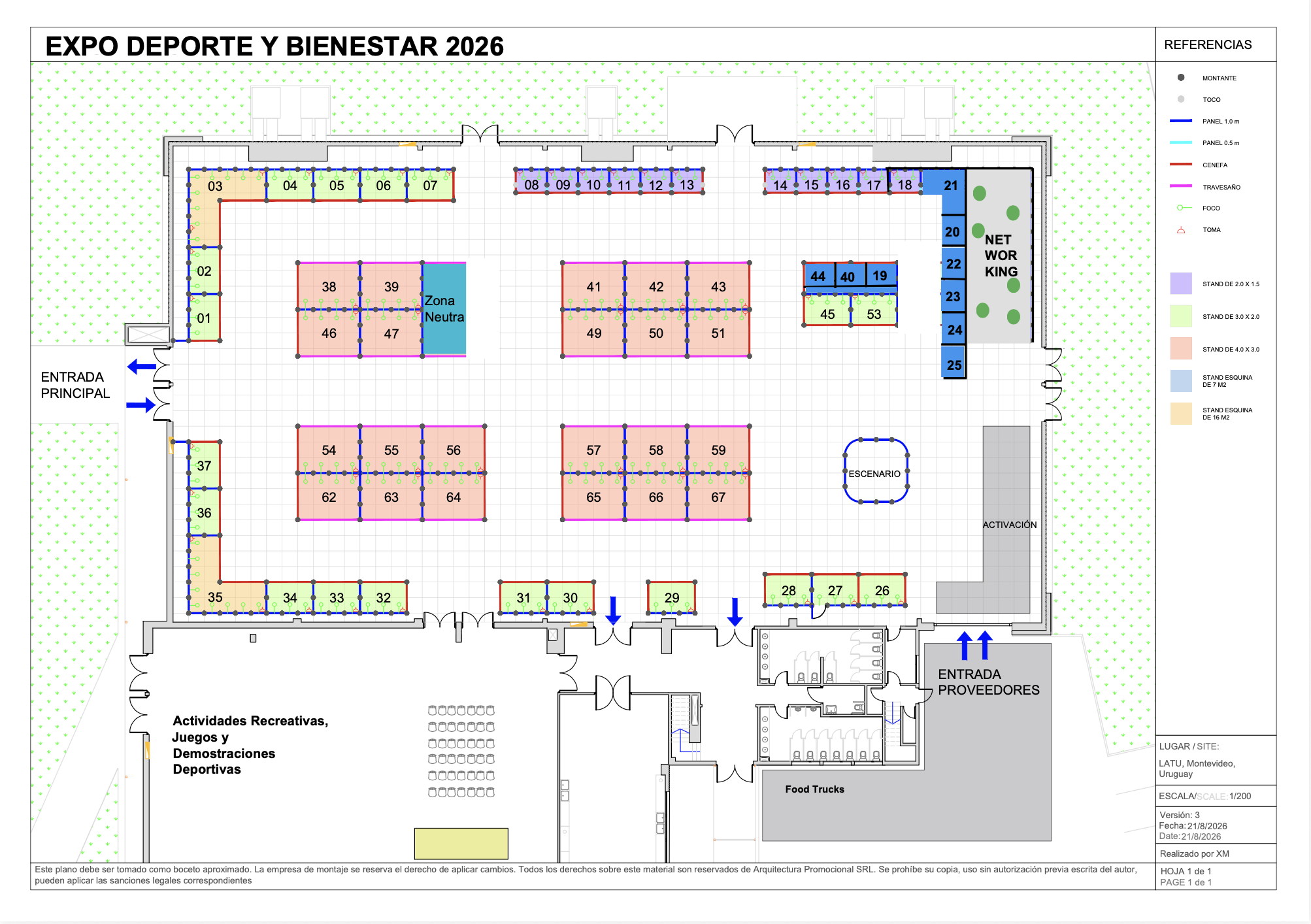 Plano del evento