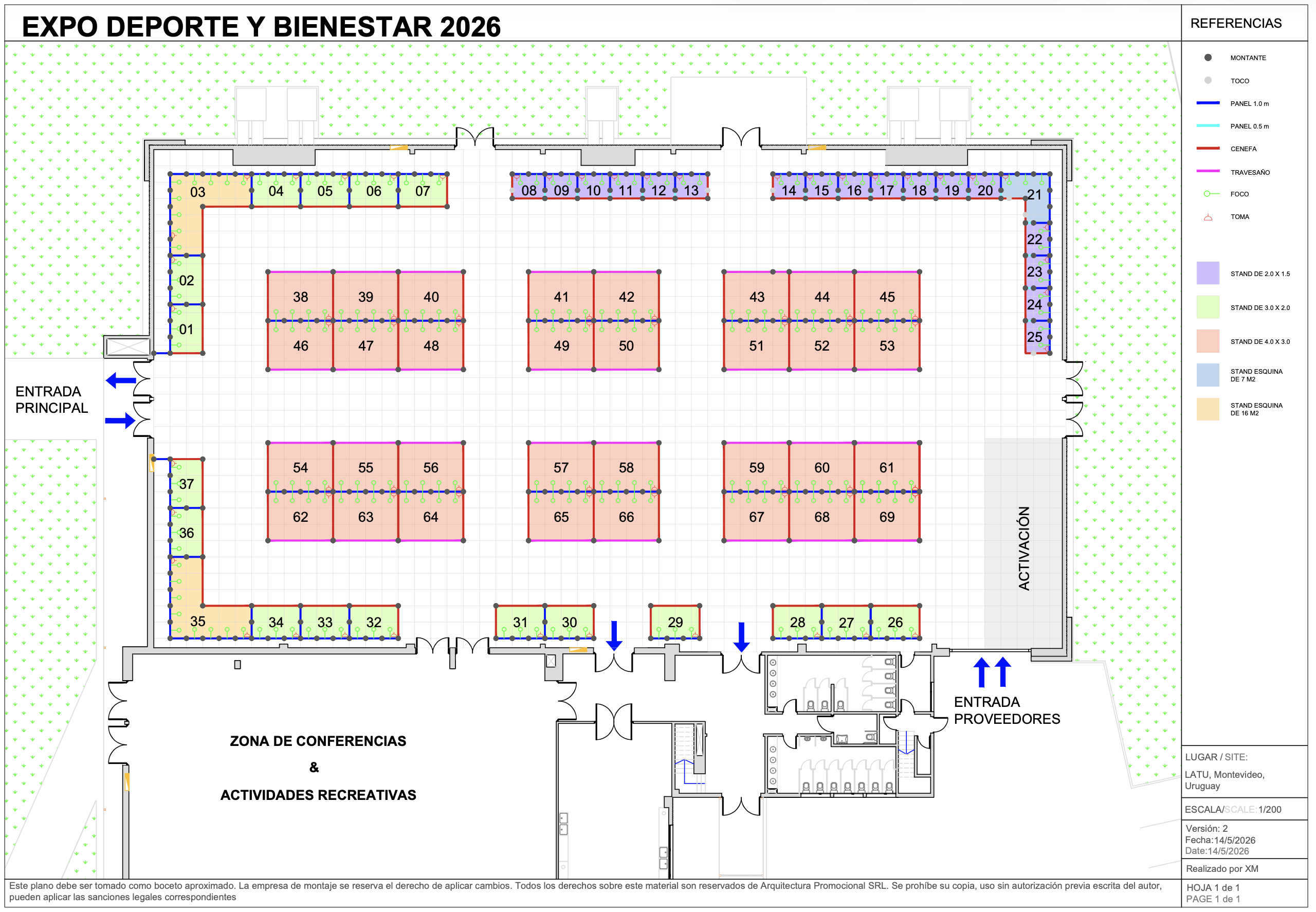 Plano del evento