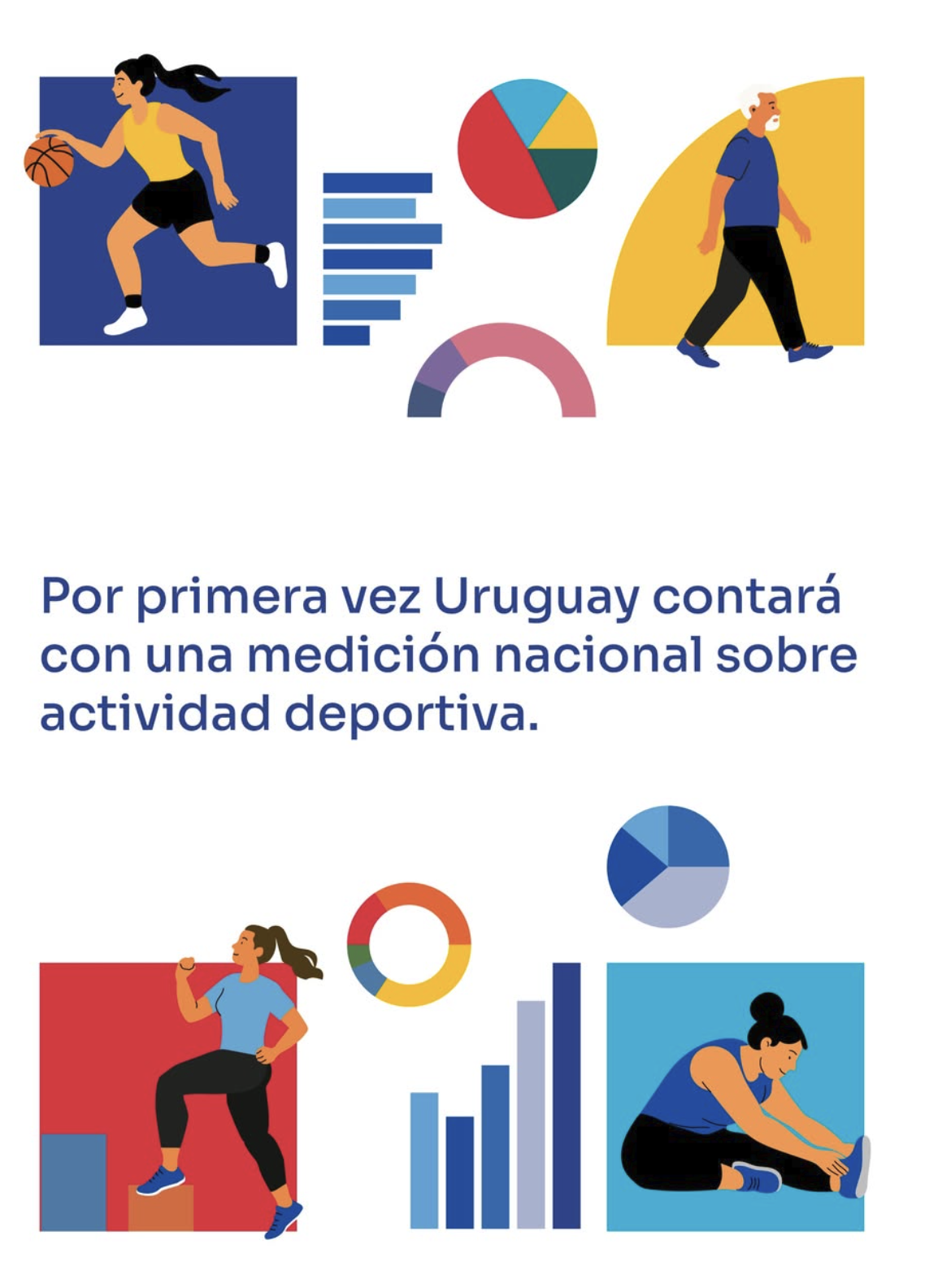 Imagen oficial: Uruguay contará con una medición nacional sobre actividad deportiva